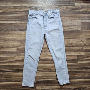 Levi's Selvedge Denim "Wedgie Skinny" Button-Fly Women's 28